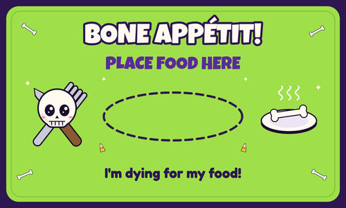 Bone Appétit Halloween limited edition doormat design