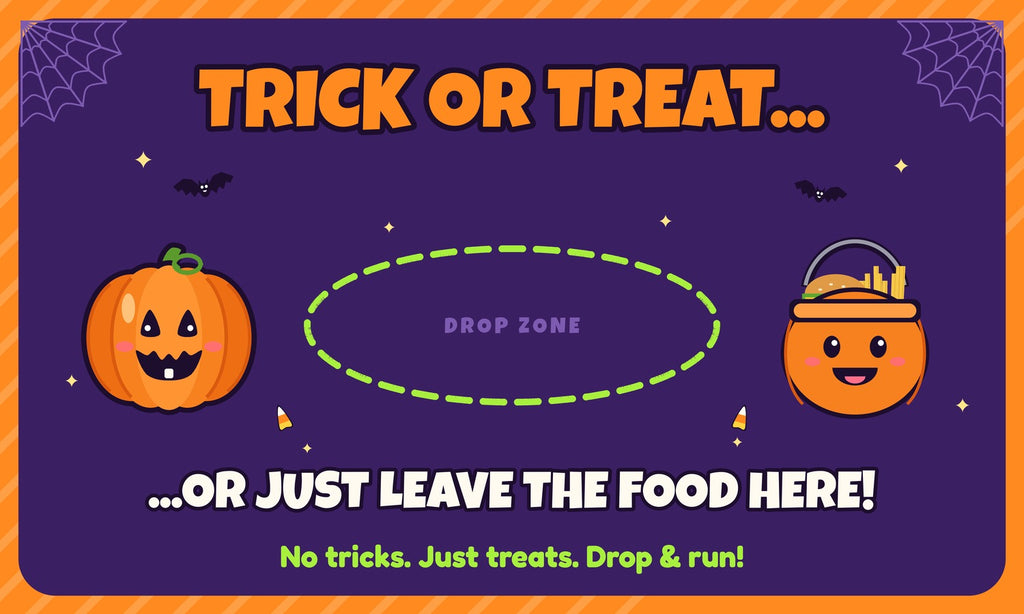 Trick or Treat Halloween limited edition doormat design