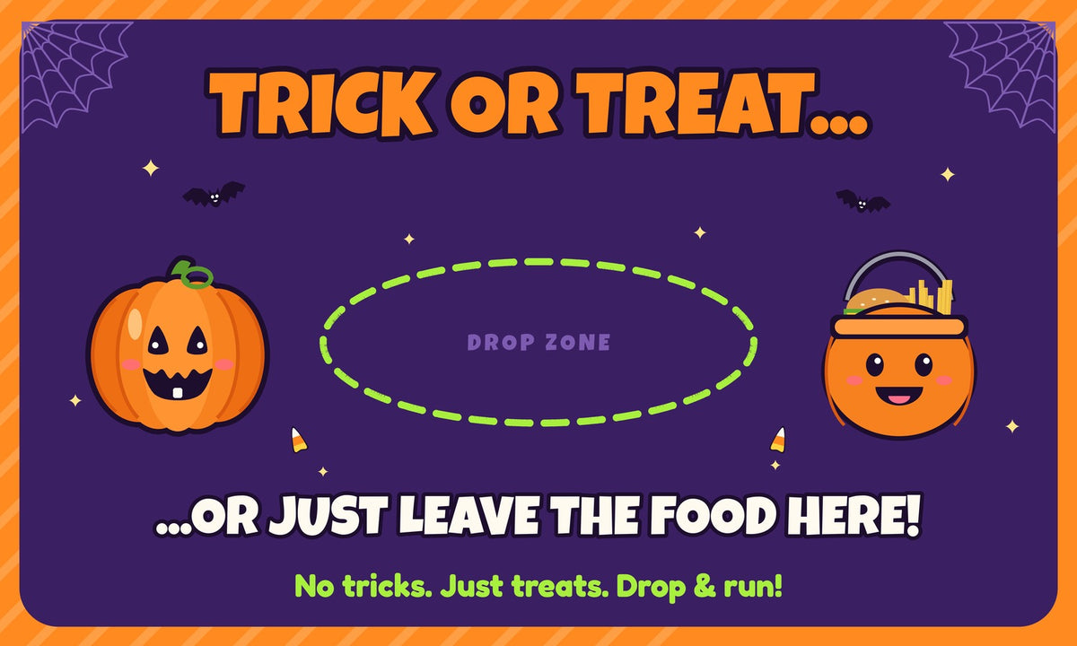 Trick or Treat Halloween limited edition doormat design