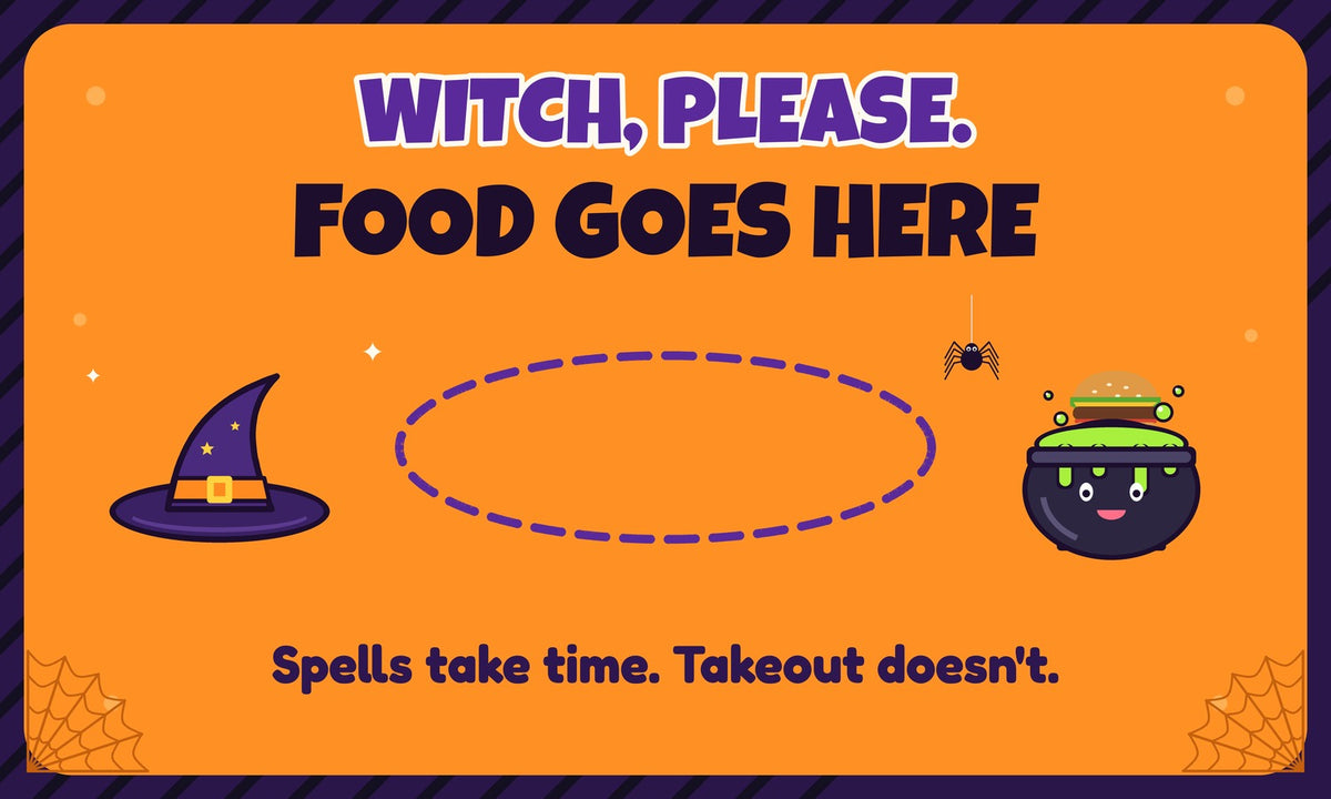 Witch, Please Halloween limited edition doormat design