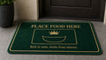 Rich in Taste doormat - Place Food Here food delivery mat