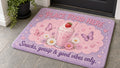 Good Vibes doormat - Place Food Here food delivery mat